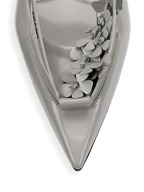 PRADA SCULPTURAL FLORAL 15MM FLATS