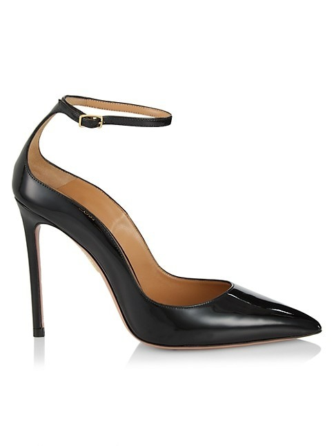 AQUAZZURA LOVE AFFAIR LEATHER PUMPS