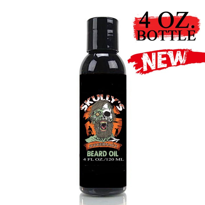 SKULLY'S JUGGERNAUT BEARD OIL - 4 OZ - BEARDS NEVER DIE COLLECTION