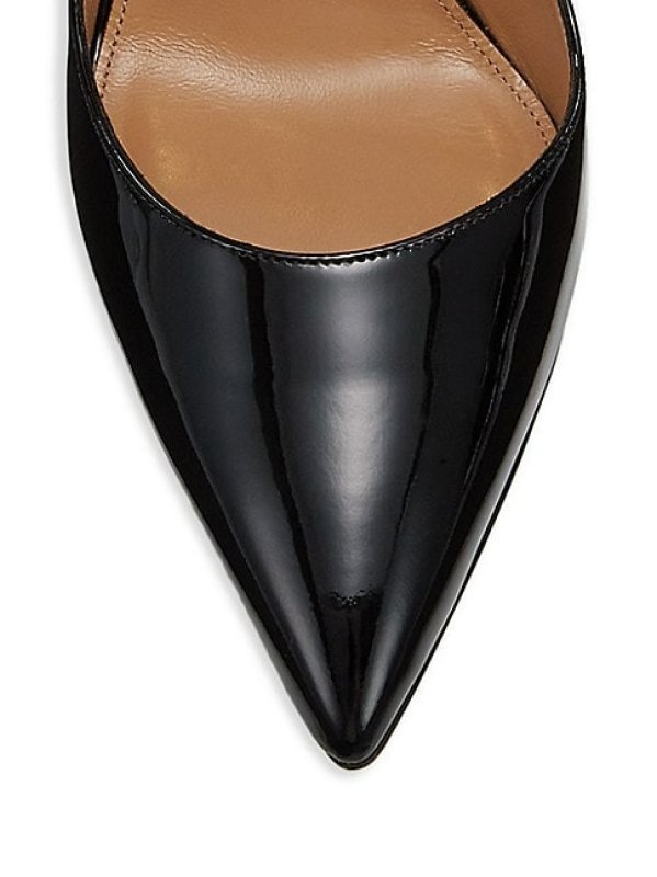 AQUAZZURA LOVE AFFAIR LEATHER PUMPS