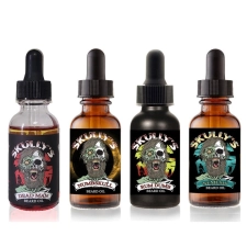 SKULLY'S BEARDS NEVER DIE BEARD OIL COLLECTION - 1 OZ - 4 ADET