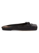 JACQUEMUS LEATHER BALLET MULES