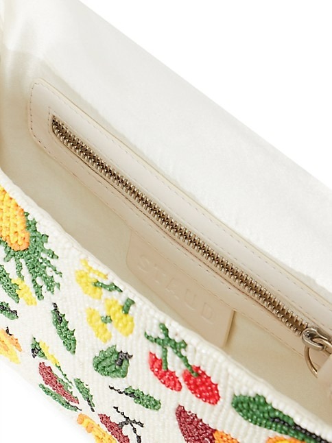STAUD TOMMY BEADED SHOULDER BAG
