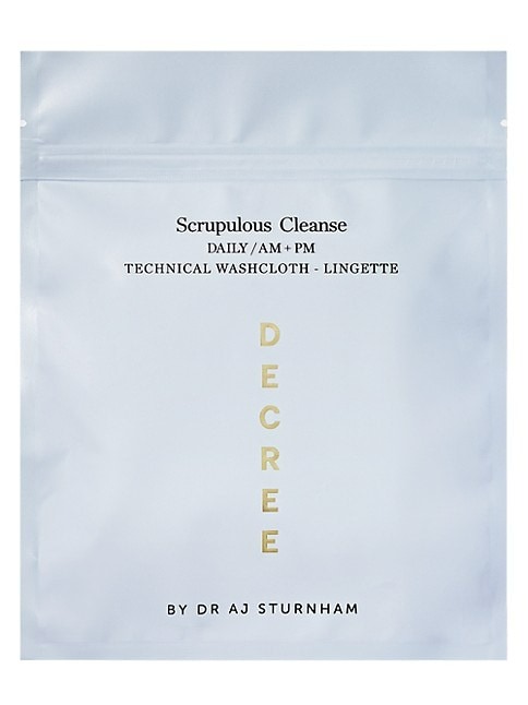DECREE BY A J STURNHAM SCRUPULOUS CLEANSE TECHNICAL WASHCLOTH