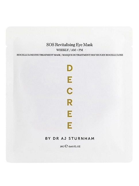 DECREE BY A J STURNHAM SOS REVITALIZING EYE MASK - 6 ADET