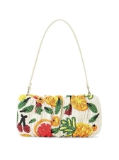 STAUD BEADED BEAN CONVERTIBLE CLUTCH