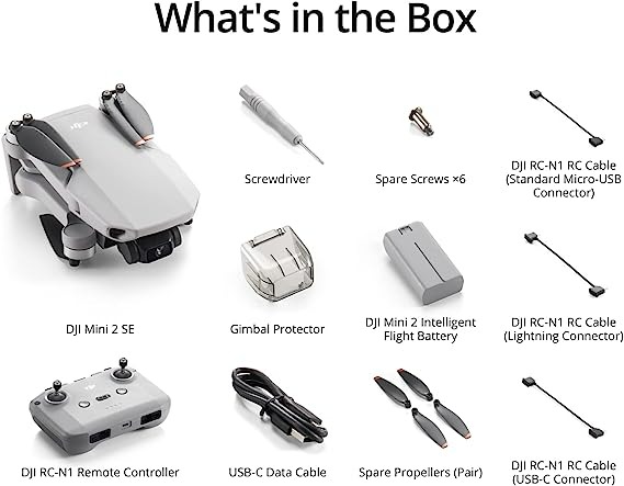 DJI MINI 2 SE, LIGHTWEIGHT AND FOLDABLE MINI DRONE WITH QHD VIDEO