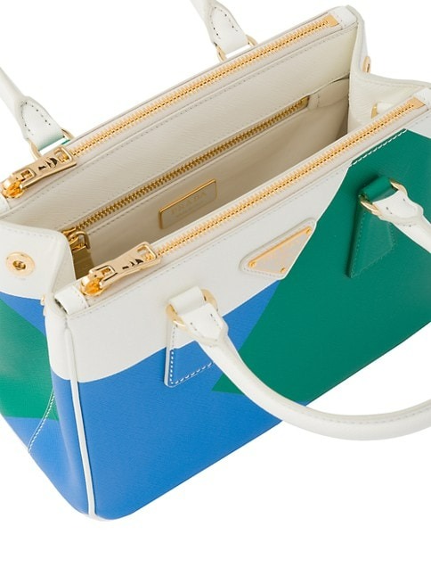 PRADA SMALL PRADA GALLERIA SAFFIANO SPECIAL EDITION BAG - BLUE