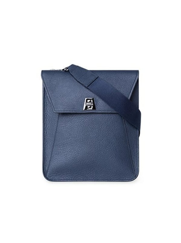 AKRIS MEDIUM ANOUK LEATHER MESSENGER BAG