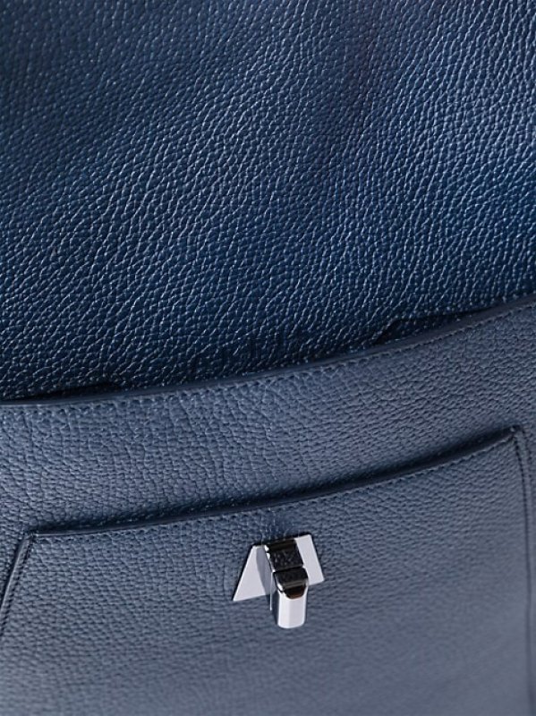 AKRIS MEDIUM ANOUK LEATHER MESSENGER BAG