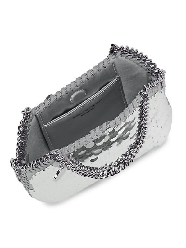 STELLA MCCARTNEY MINI METALLIC SHOULDER BAG