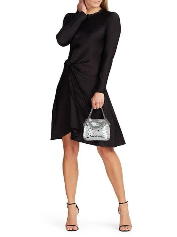 STELLA MCCARTNEY MINI METALLIC SHOULDER BAG