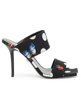 VERSACE LA VACANZA 95MM POLKA DOT SANDALS