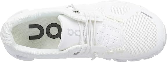 ON WOMEN'S CLOUD 5 SNEAKERS - WHITE