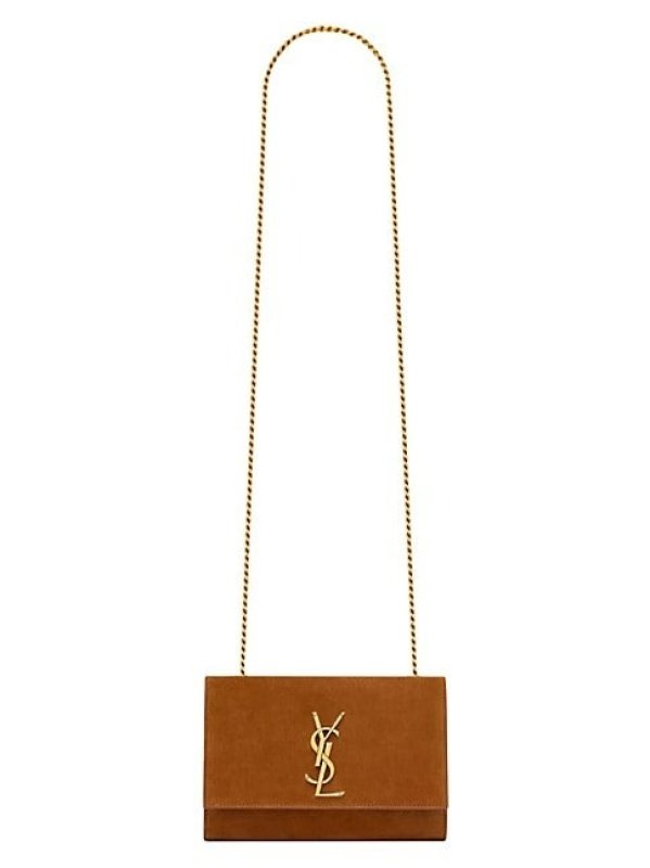 SAINT LAURENT KATE SMALL SHOULDER BAG IN SUEDE