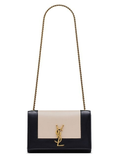 SAINT LAURENT KATE SMALL IN SMOOTH AND SHINY LEATHER