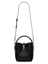 SAINT LAURENT LE 37 SMALL IN SHINY LEATHER