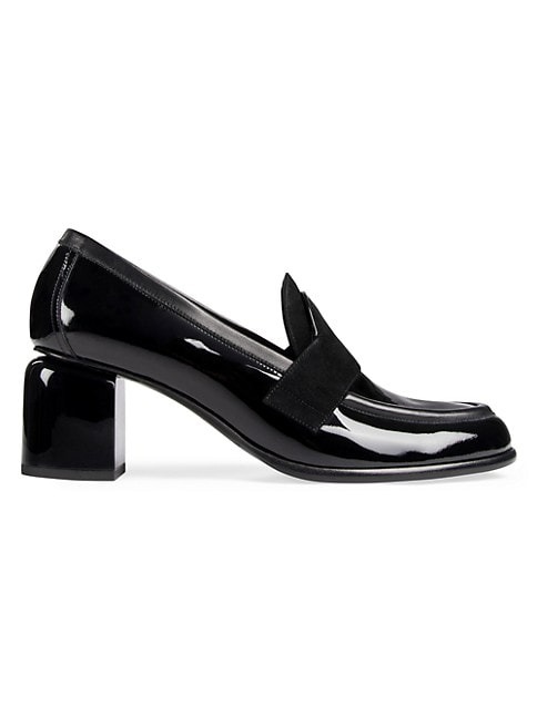 PIERRE HARDY ETON 70MM COLORBLOCKED LEATHER LOAFER PUMPS