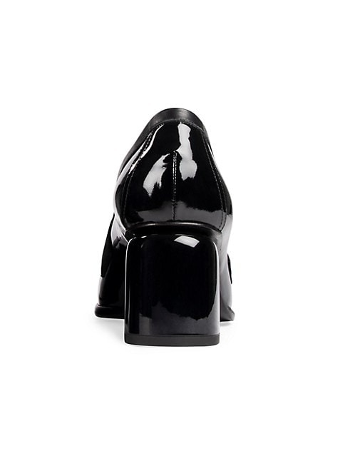 PIERRE HARDY ETON 70MM COLORBLOCKED LEATHER LOAFER PUMPS