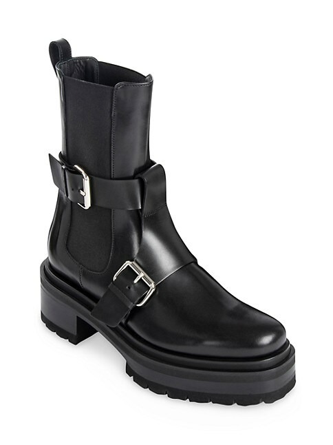 PIERRE HARDY CHARLY 75MM LEATHER PLATFORM BOOTS
