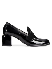 PIERRE HARDY ETON 70MM PATENT LEATHER LOAFER PUMPS