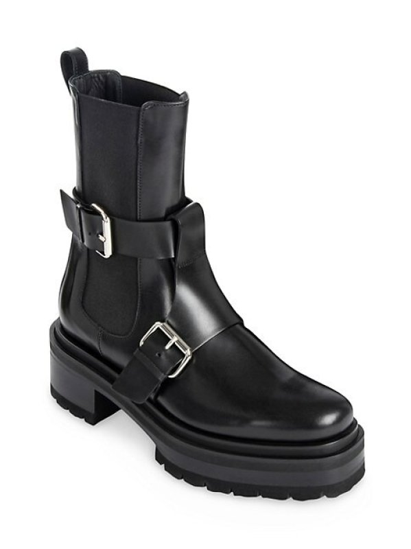 PIERRE HARDY CHARLY 75MM LEATHER PLATFORM BOOTS