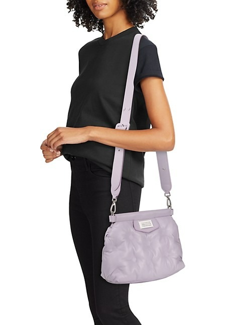 MAISON MARGIELA SMALL GLAM SLAM CLASSIQUE LEATHER SHOULDER BAG