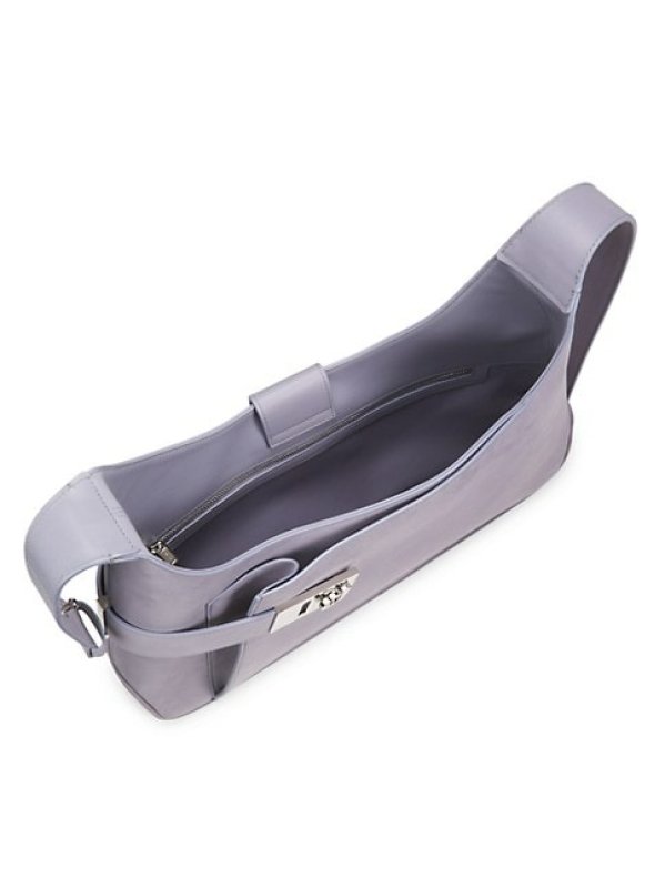 FERRAGAMO ARCH LEATHER SHOULDER BAG