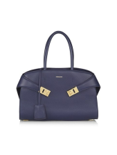 FERRAGAMO SMALL LEATHER TOP-HANDLE BAG