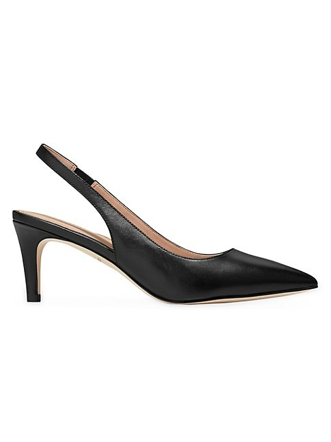 COLE HAAN VANDAM 65MM LEATHER SLINGBACK PUMPS