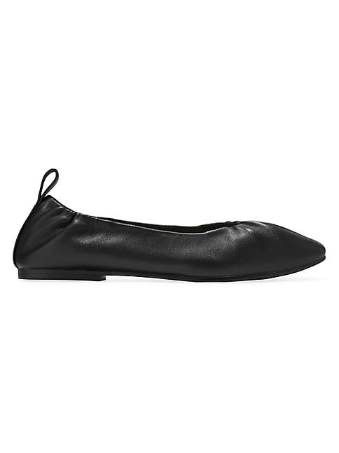 COLE HAAN LEATHER BALLET FLATS