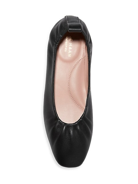 COLE HAAN LEATHER BALLET FLATS