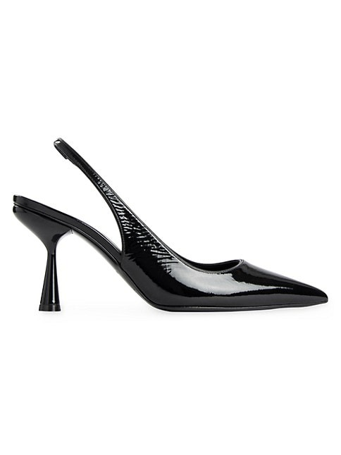 PIERRE HARDY SCUBA 90MM PATENT LEATHER SLINGBACK PUMPS