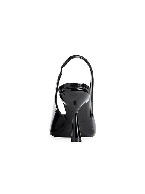 PIERRE HARDY SCUBA 90MM PATENT LEATHER SLINGBACK PUMPS