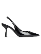 PIERRE HARDY SCUBA 90MM PATENT LEATHER SLINGBACK PUMPS
