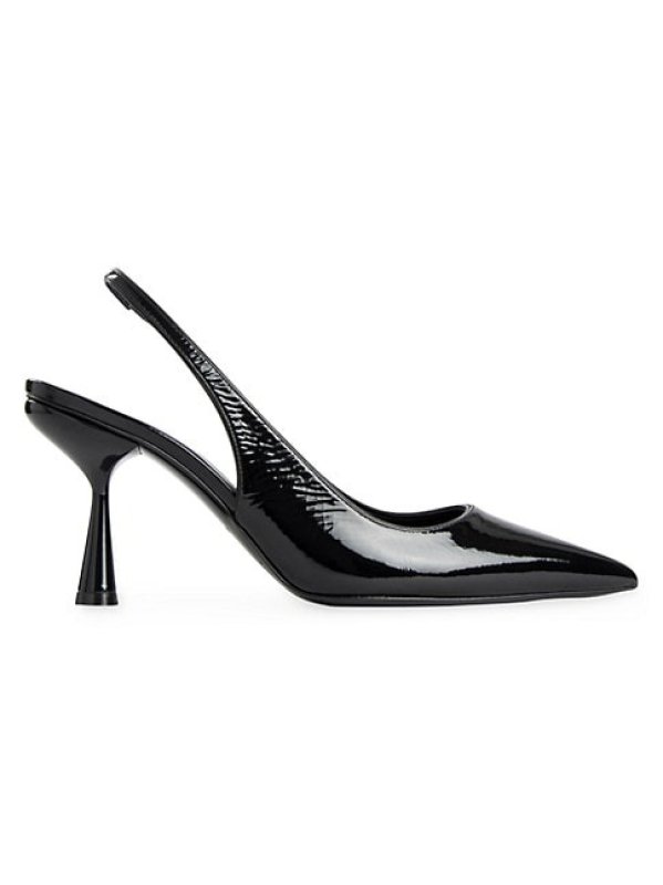 PIERRE HARDY SCUBA 90MM PATENT LEATHER SLINGBACK PUMPS