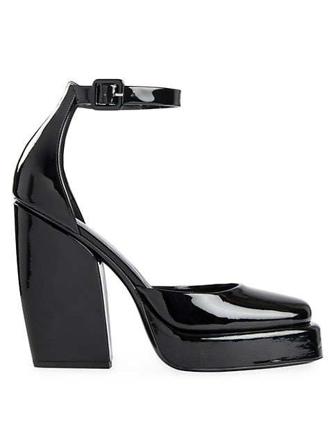 PIERRE HARDY SEAN 120MM PLATFORM LEATHER PUMPS - BLACK