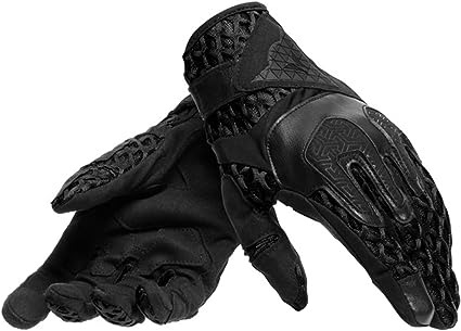 DAINESE AIR-MAZE TEXTILE MOTORCYCLE GLOVES BLACK LG