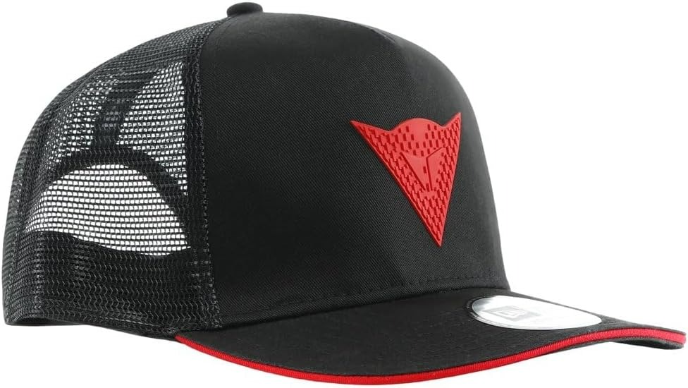 DAINESE 9FORTY SNAPBACK TRUCKER HAT BLACK/RED