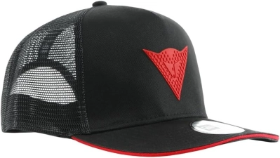 DAINESE 9FORTY SNAPBACK TRUCKER HAT BLACK/RED