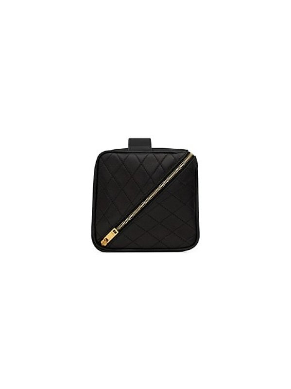 SAINT LAURENT GABY VANITY CASE IN QUILTED LAMBSKIN