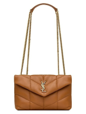 SAINT LAURENT PUFFER TOY BAG IN QUILTED LAMBSKIN