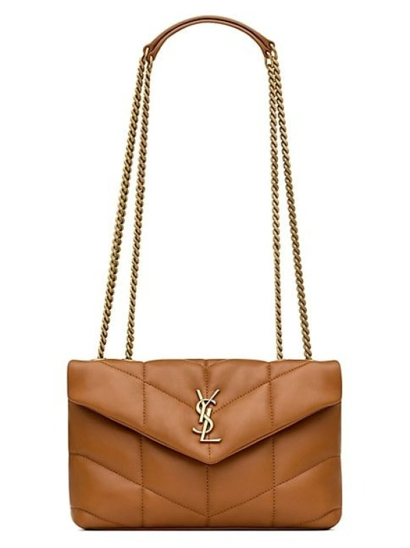 SAINT LAURENT PUFFER TOY BAG IN QUILTED LAMBSKIN
