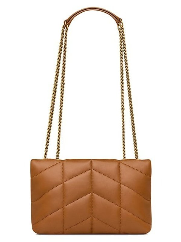 SAINT LAURENT PUFFER TOY BAG IN QUILTED LAMBSKIN