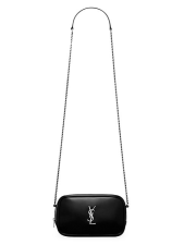 SAINT LAURENT LOU MINI BAG IN SHINY LEATHER