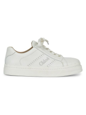 CHLOE LAUREN LEATHER LOW-TOP SNEAKERS