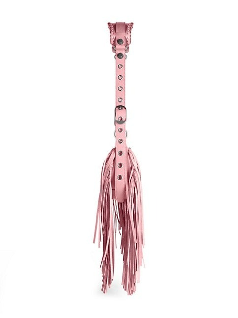 BALENCIAGA LE CAGOLE XS SHOULDER BAG WITH FRINGES