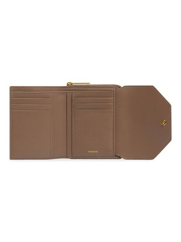 BALENCIAGA ENVELOPE COMPACT WALLET WITH FLAP