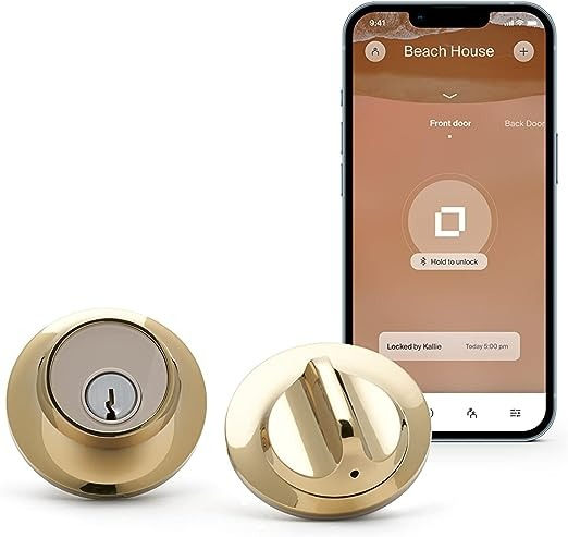 LEVEL LOCK SMART LOCK TOUCH EDITION - POLISHED BRASS