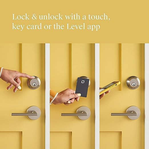 LEVEL LOCK SMART LOCK TOUCH EDITION - MATTE BLACK